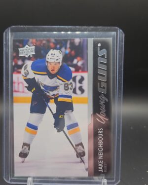 2021-22 Upper Deck Series 2 Young Guns Jake Neighbours #467 St. Louis
