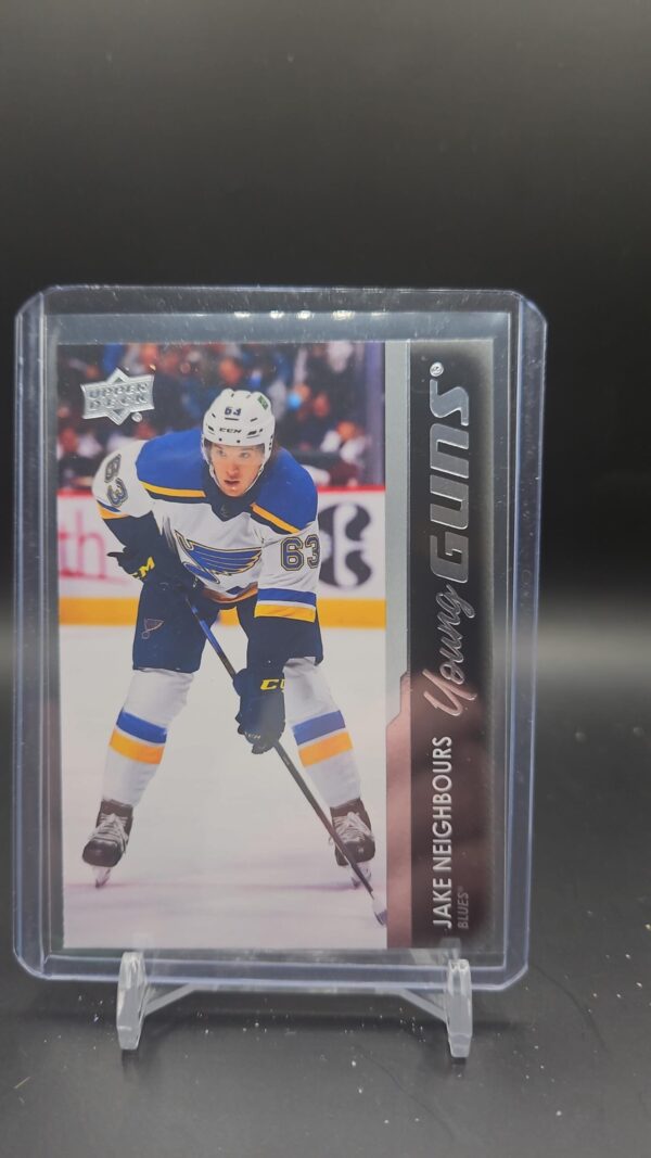 2021-22 Upper Deck Series 2 Young Guns Jake Neighbours #467 St. Louis