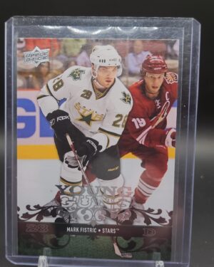 2008/09 UD SERIES 1 MARK FISTRIC YOUNG GUNS ROOKIE #210