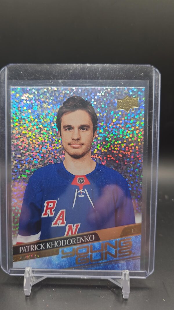 2020-21 Extended Series Speckled Rainbow Foil Patrick Khodorenko #709 Rookie RC