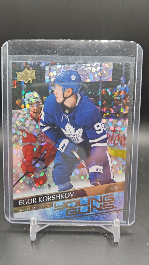 2020-21 Upper Deck series 1 #219 Egor Korshkov rainbow foil young guns