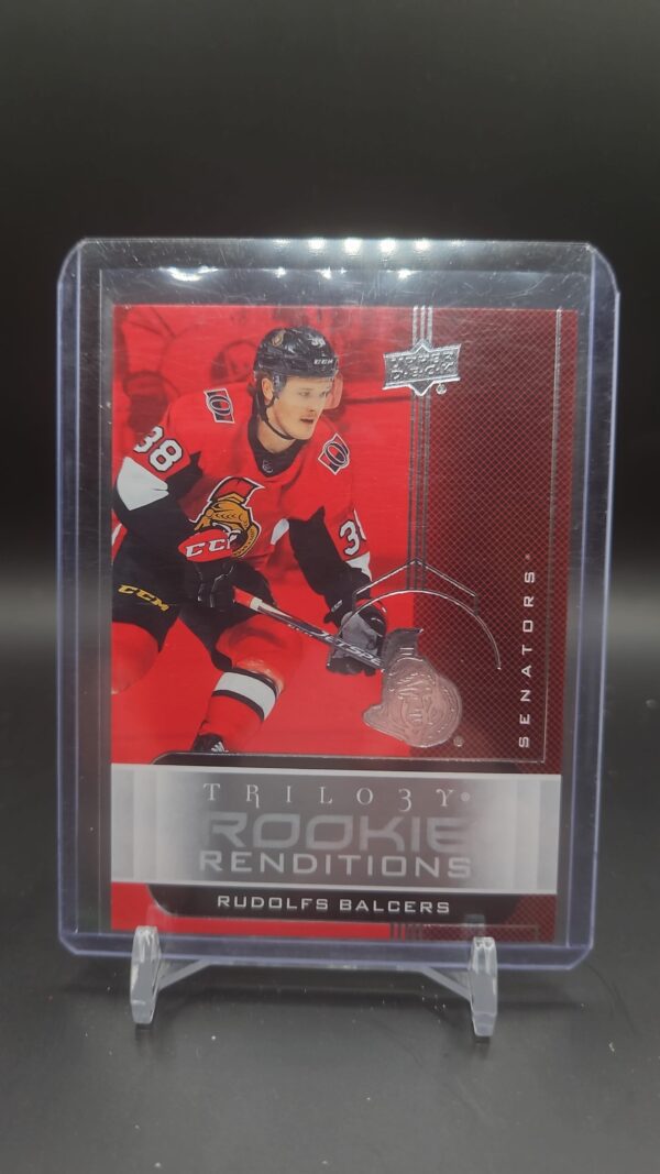 2019-20 Upper Deck Trilogy Rookie Renditions Rudolfs Balcers Rookie #RR-34