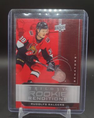 2019-20 Upper Deck Trilogy Rookie Renditions Rudolfs Balcers Rookie #RR-34