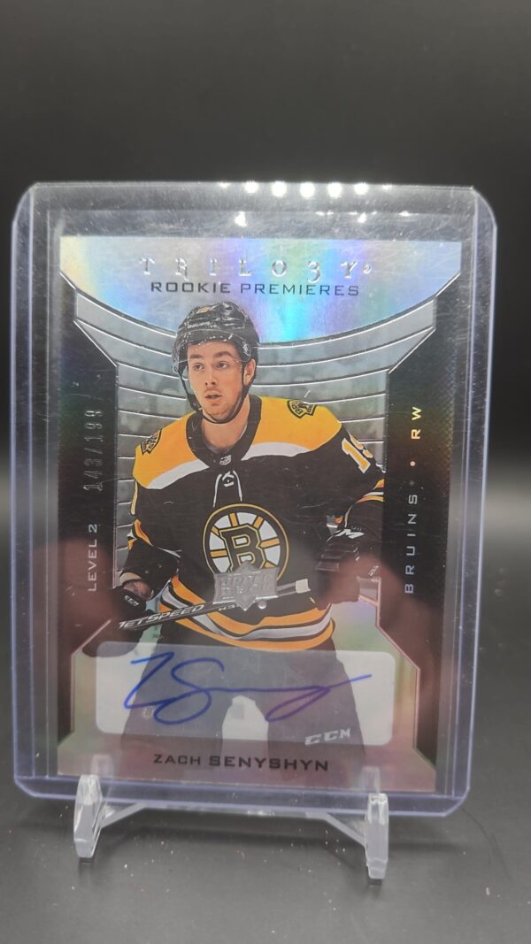 2019/2020 UD TRILOGY ZACH SENYSHYN ROOKIE AUTOGRAPH /199 #107