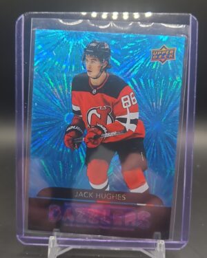 2020 20/21 UD Upper Deck Dazzlers Jack Hughes DZ-78 Blue New Jersey Devils