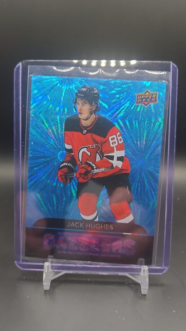 2020 20/21 UD Upper Deck Dazzlers Jack Hughes DZ-78 Blue New Jersey Devils