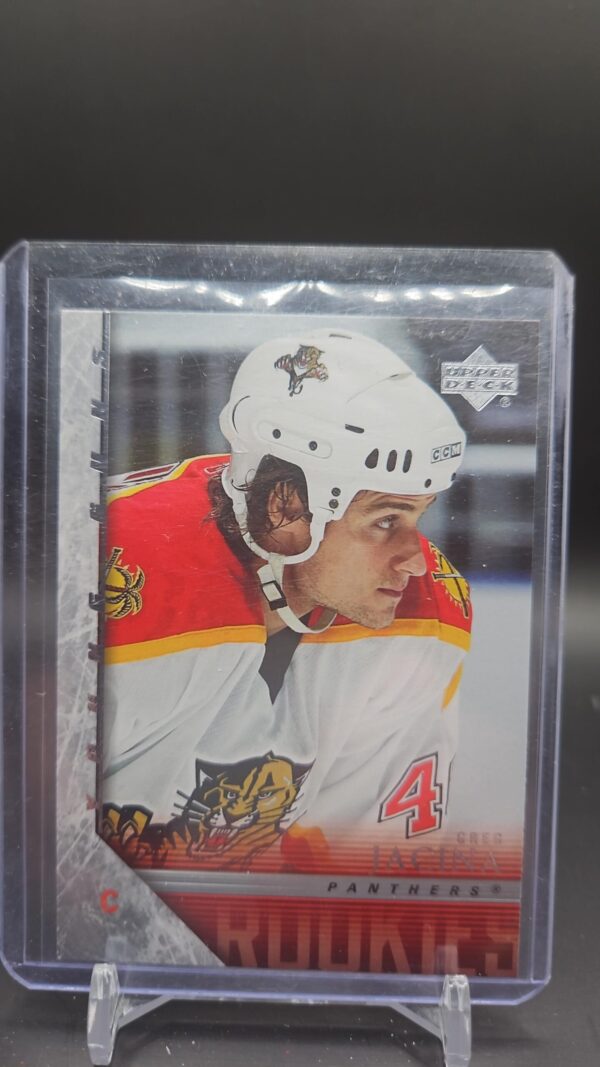 2005-06 GREG JACINA UPPER DECK SERIES 2 YOUNG GUNS ROOKIE #479 PANTHERS