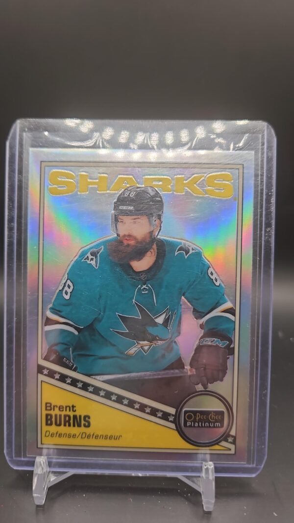 2019 O-Pee-Chee OPC Platinum Brent Burns Retro Rainbow #R-9 Sharks