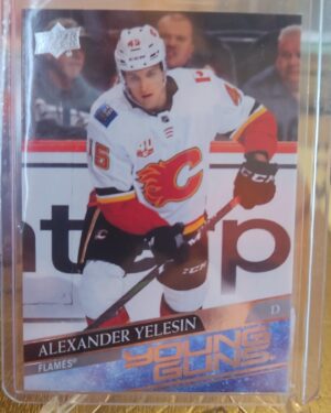 2020-21 UD SERIES 2 YOUNG GUNS ALEXANDER YELESIN - CALGARY FLAMES #488