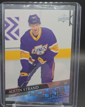 2020-21 Upper Deck Young Guns #722 Austin Strand - Los Angeles Kings Rookie RC