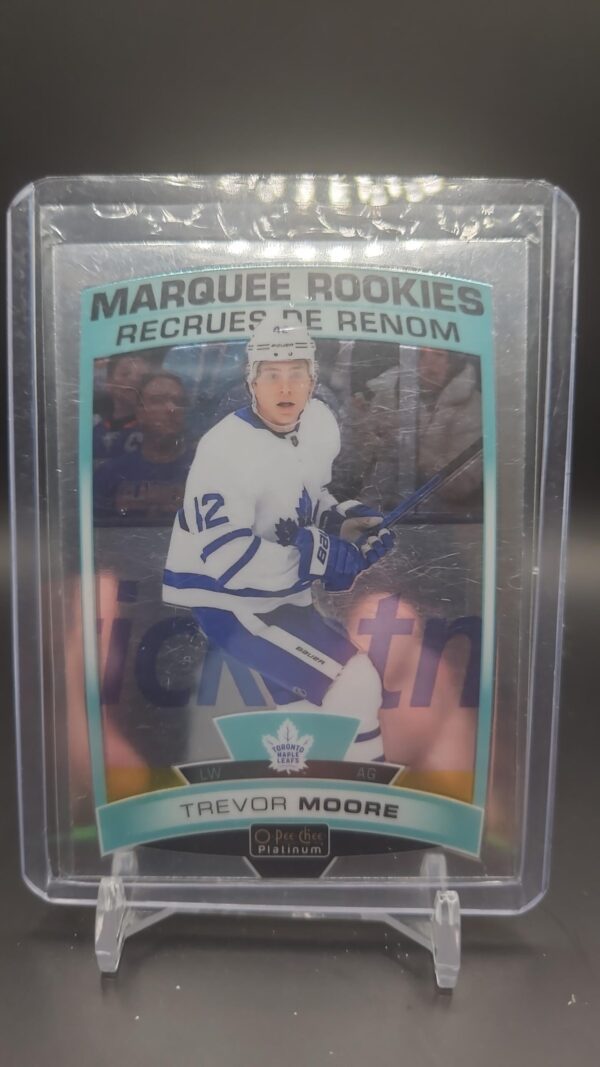 2019-20 O-pee-chee Platinum Marquee Rookie Trevor Moore 160 Toronto Maple Leafs