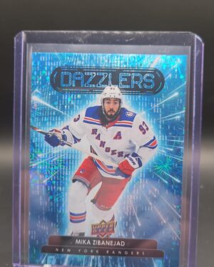 2022-23 UPPER DECK SERIES 1 BLUE DAZZLERS MIKA ZIBANEJAD #DZ-45