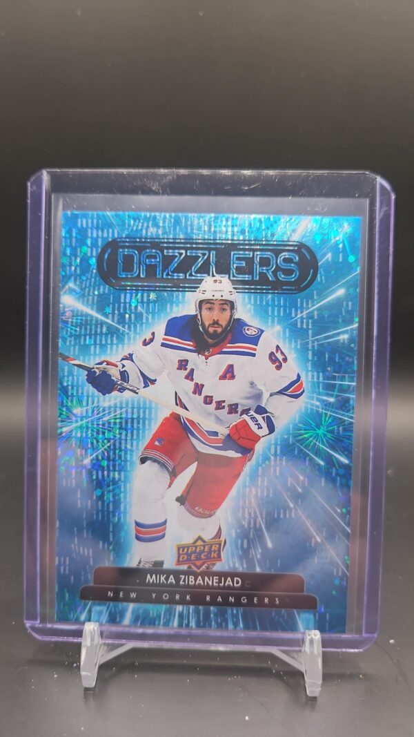2022-23 UPPER DECK SERIES 1 BLUE DAZZLERS MIKA ZIBANEJAD #DZ-45