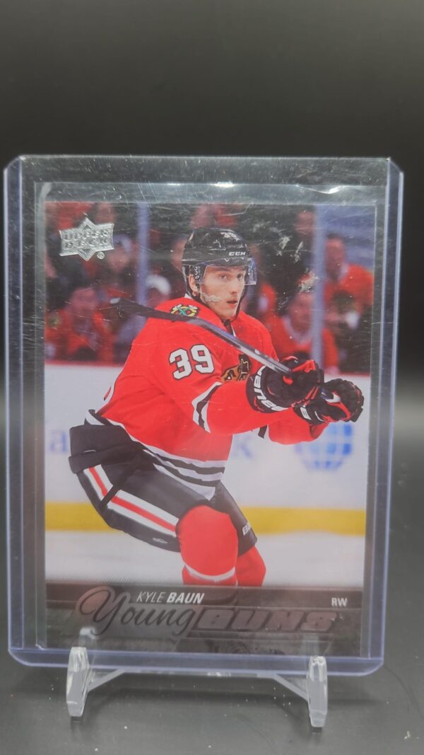 2015-16 Upper Deck Series 1 Young Guns #241 Kyle Baun - Chicago Blackhawks