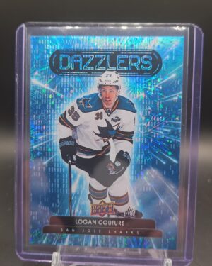 2022-23 Upper Deck UD Series 1 Blue Dazzlers DZ-27 Logan Couture - San Jose