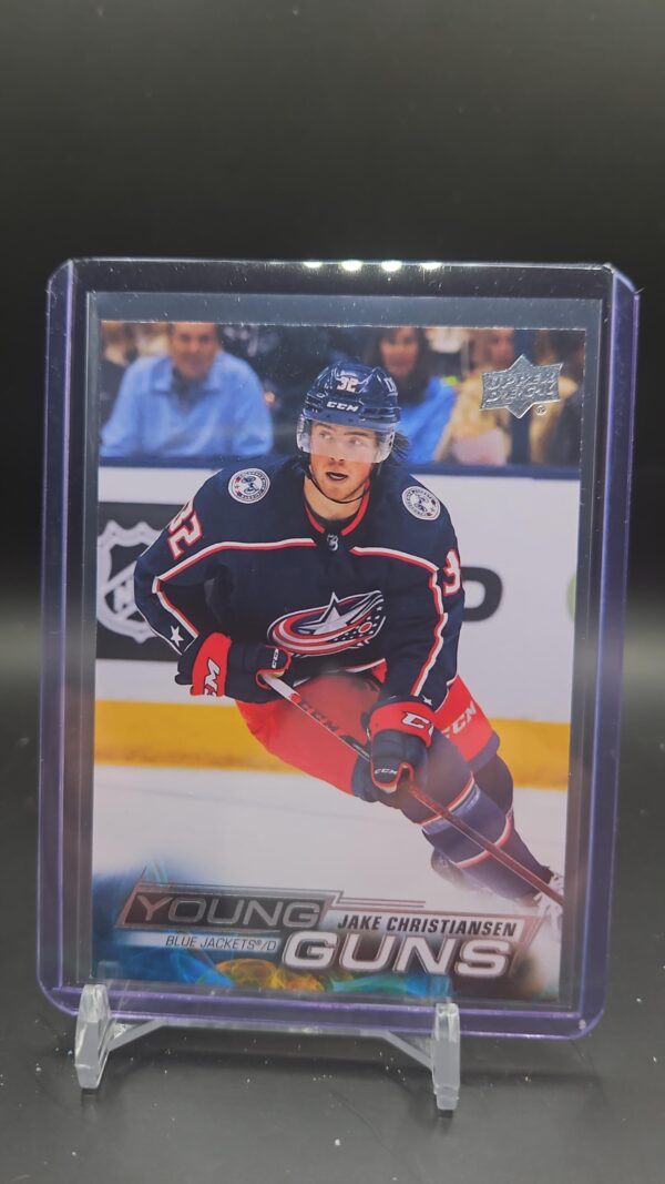 Jake Christiansen 2022-23 Upper Deck Series 1 Young Guns Rookie