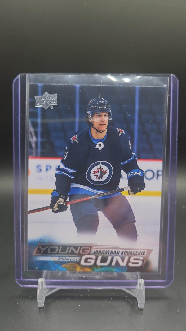 2022-23 Upper Deck Series 1 Young Guns Jonathan Kovacevic Winnipeg Jets RC #223