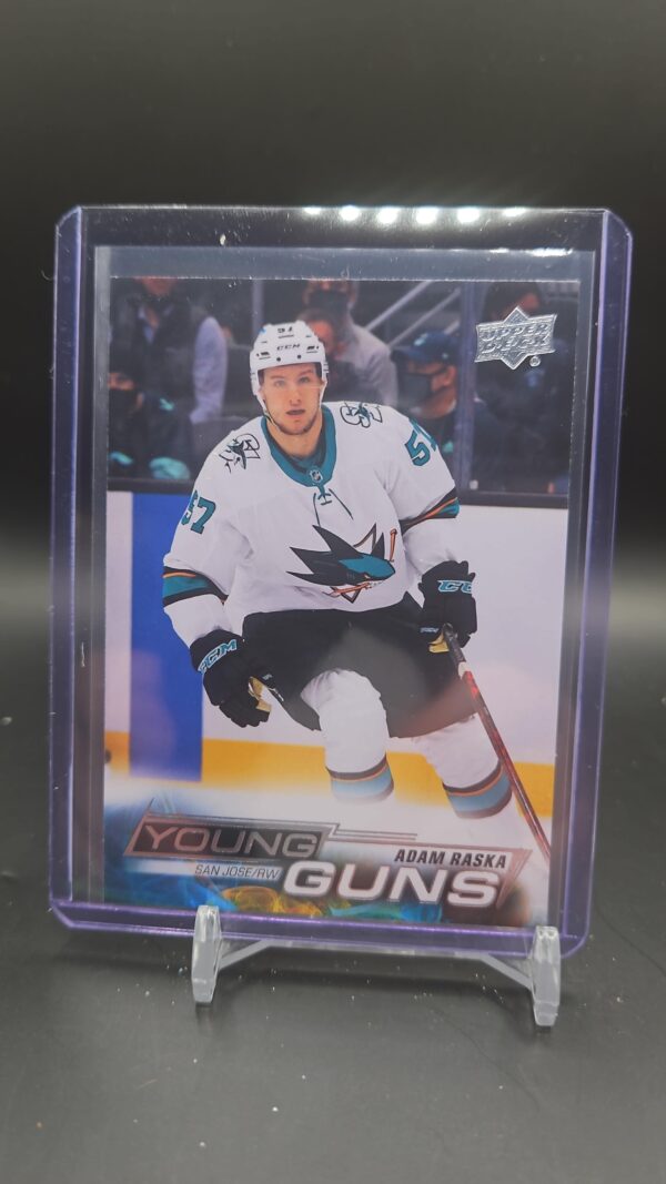 2022-23 Upper Deck Series 1 Young Guns Adam Raska Rookie #232 San Jose Sharks