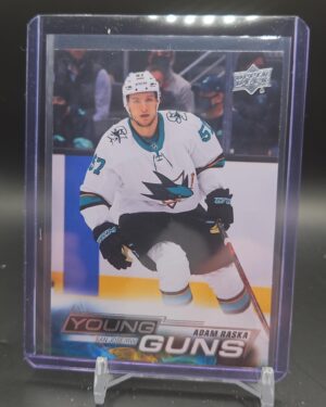 2022-23 Upper Deck Series 1 Young Guns Adam Raska Rookie #232 San Jose Sharks