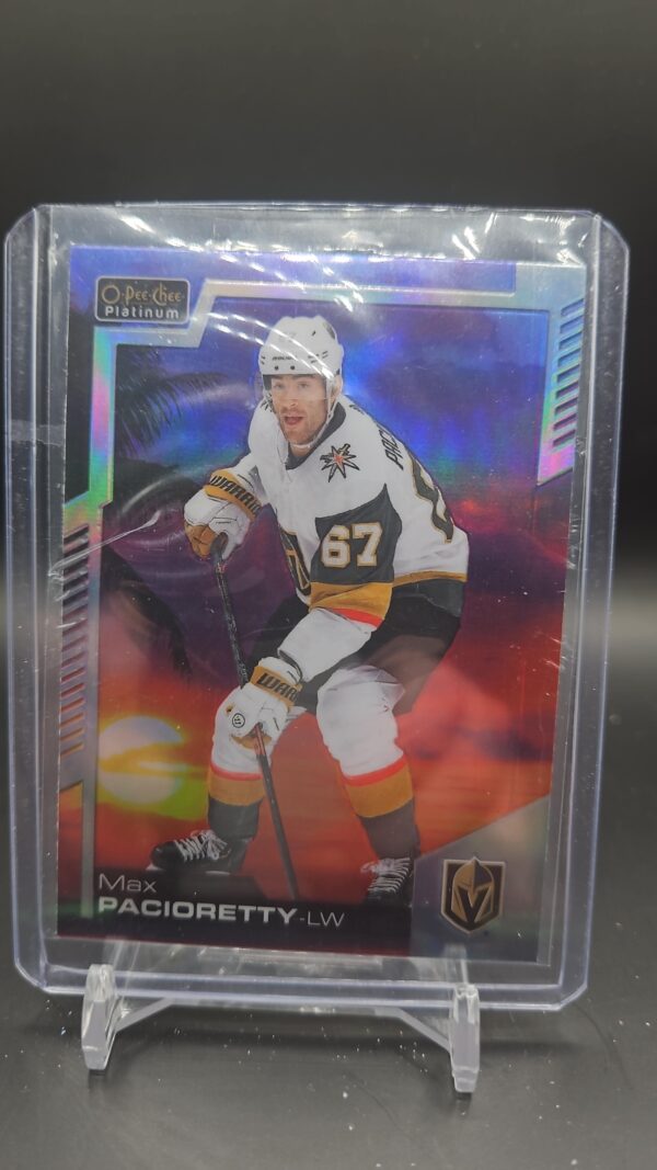 Max Pacioretty 2020-21 O-Pee-Chee Platinum Sunset Parallel Card #129