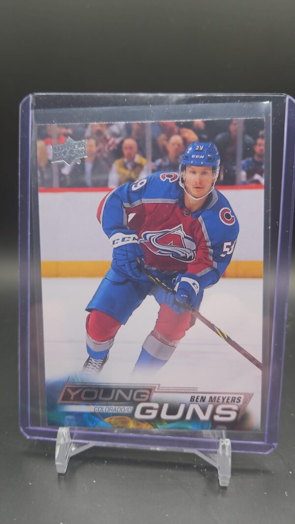 2022-23 Upper Deck Ben Myers Young Guns Rookie RC #222 Avalanche