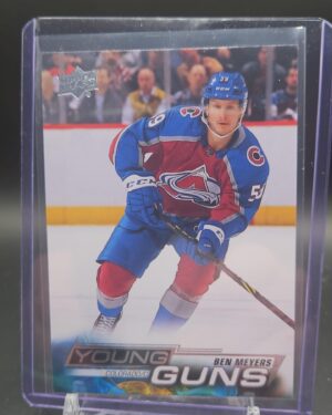 2022-23 Upper Deck Ben Myers Young Guns Rookie RC #222 Avalanche