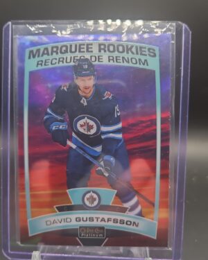 2019-20 O-Pee-Chee Platinum Marquee Rookie Sunset David Gustafsson #157