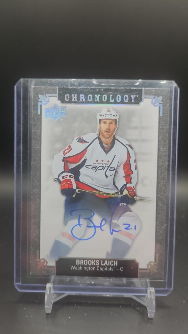 2019-20 Upper Deck Chronology Franchise History Brooks Laich #FH-WA-BL Auto