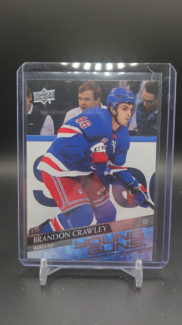 2020-21 Upper Deck S2 Brandon Crawley Young Guns Rookie RC #464 Rangers