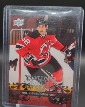 Pierre-Luc Letourneau-Leblond Young Guns rookie card from 2008-09 Upper Deck Series 2