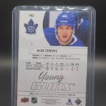 2021-22 Upper Deck Extended Young Guns 742 Alex Steeves Toronto Maple Leafs - Image 2