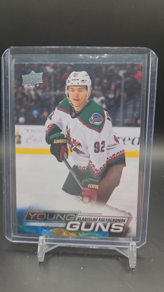 2022-23 Young Guns Vladislav Kolyachonok #239 Coyotes rookie card