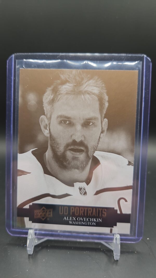 2021-22 Upper Deck Series 1 UD Portraits Alex Ovechkin #P-17