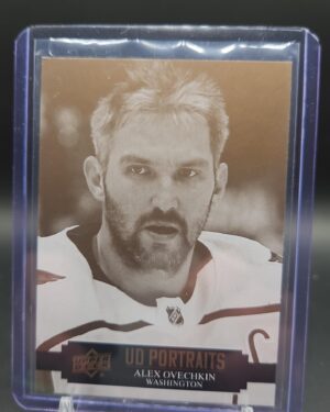 2021-22 Upper Deck Series 1 UD Portraits Alex Ovechkin #P-17