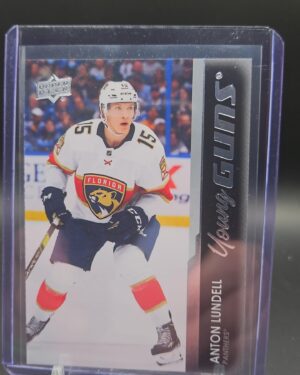 2021-22 Upper Deck Young Guns Rookie #489 Anton Lundell Florida Panthers