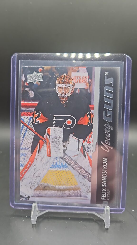 2021-22 Extended Series Young Guns Felix Sandstrom #725 Flyers rookie card
