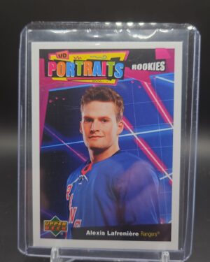 2020-21 UD Portraits Alexis Lafreniere Rookie New York Rangers #P-51