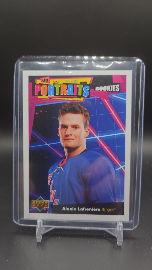 2020-21 UD Portraits Alexis Lafreniere Rookie New York Rangers #P-51