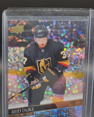 2020-21 Upper Deck Young Guns Speckled Rainbow Reid Duke #202 Rookie RC