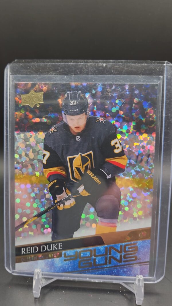 2020-21 Upper Deck Young Guns Speckled Rainbow Reid Duke #202 Rookie RC