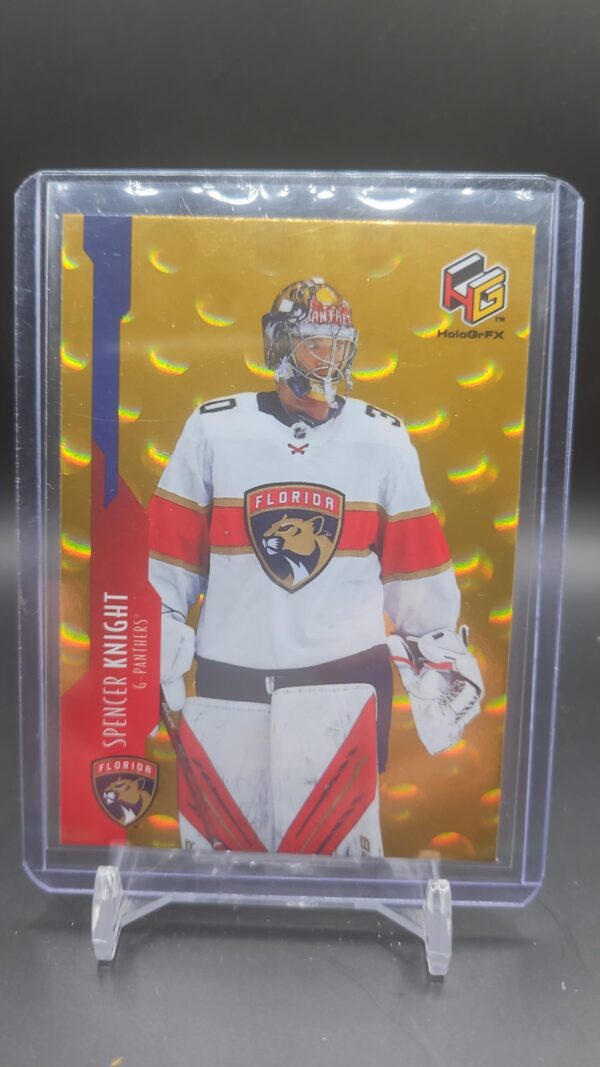 2021-22 UPPER DECK HOLO FX GOLD Spencer Knight Florida Panthers #19