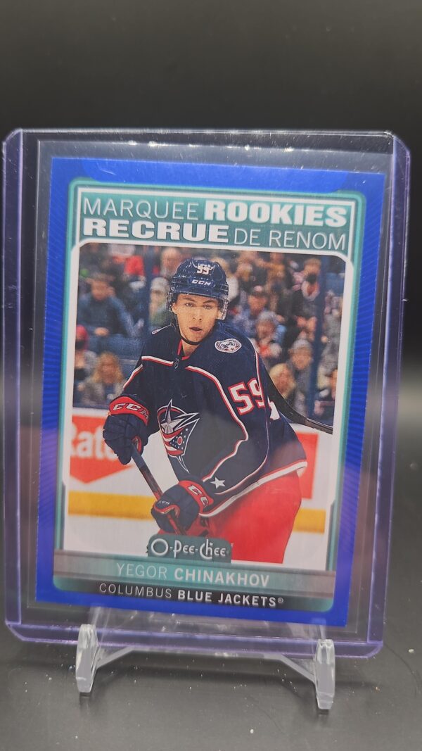21/22 OPC UPDATE YEGOR CHINAKHOV BLUE MARQUEE RC ROOKIE PARALLEL #628