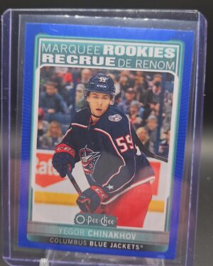21/22 OPC UPDATE YEGOR CHINAKHOV BLUE MARQUEE RC ROOKIE PARALLEL #628
