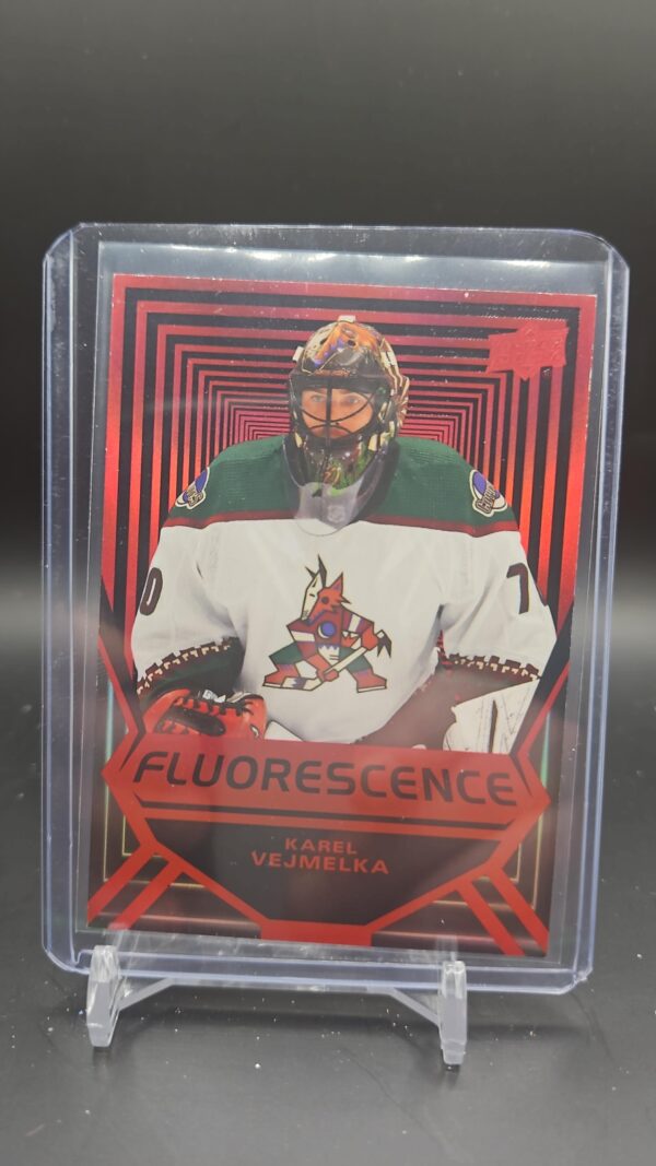 Karel Vejmelka - 2021-22 Fluorescence Red Rookie Card #FL-8