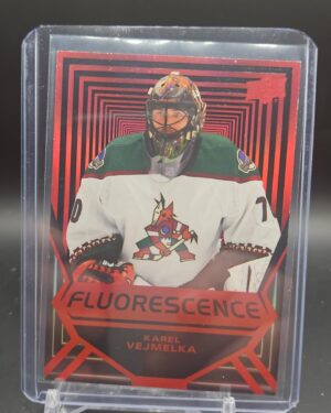 Karel Vejmelka - 2021-22 Fluorescence Red Rookie Card #FL-8