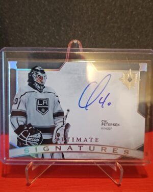 2021-22 UD Ultimate Collection Ultimate Signatures CAL PETERSEN Kings # US-CP