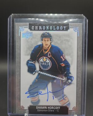 2019-20 Upper Deck Chronology Franchise History Shawn Horcoff #FH-ED-SH Auto