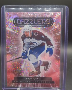 2022-23 Upper Deck Series 1 Dazzlers Pink Devon Toews #DZ-25