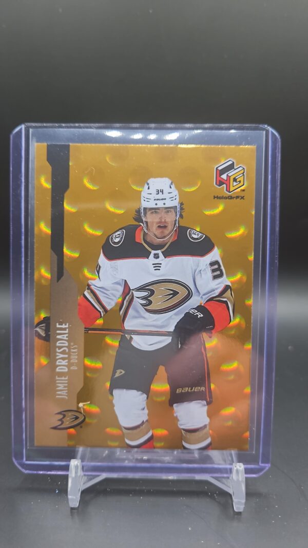 Jamie Drysdale 2021-22 Upper Deck Holo GrFx Gold #19 Ducks