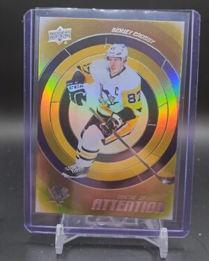 2022-23 UPPERDECK  CENTRE OF ATTENTION SIDNEY CROSBY #CA-5